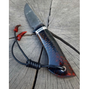 ЯЛИНОВА ШИШКА ніж ручної роботи майстра студії Павла Гончаренка, Ламінат зі сталі CPM10V 64 HRC. Photo 3